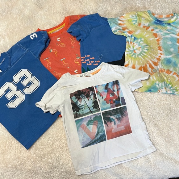 Hanna Andersson Other - 3 T Colorful Kids Graphic T-Shirts Set of 5